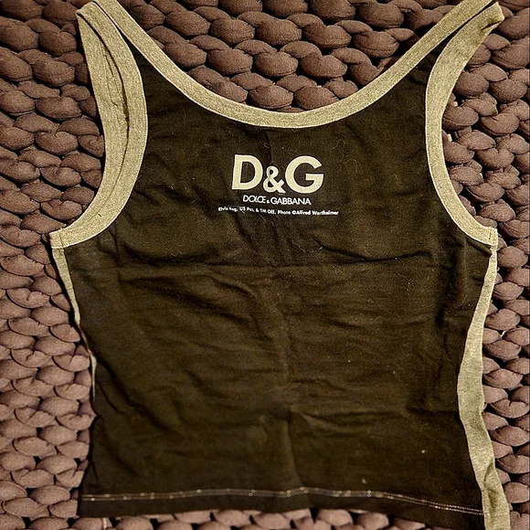 Striped Tank Dolce And Gabbana Tank Top Women's Vintage Mens